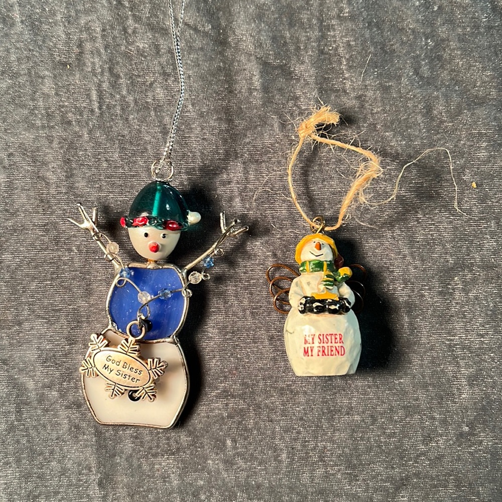 Sister Ornaments